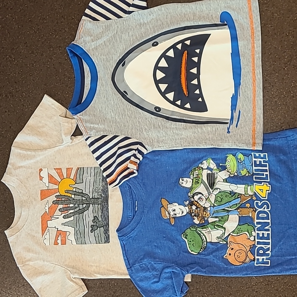 Lot of 3 shirts 5T - Picture 1 of 12
